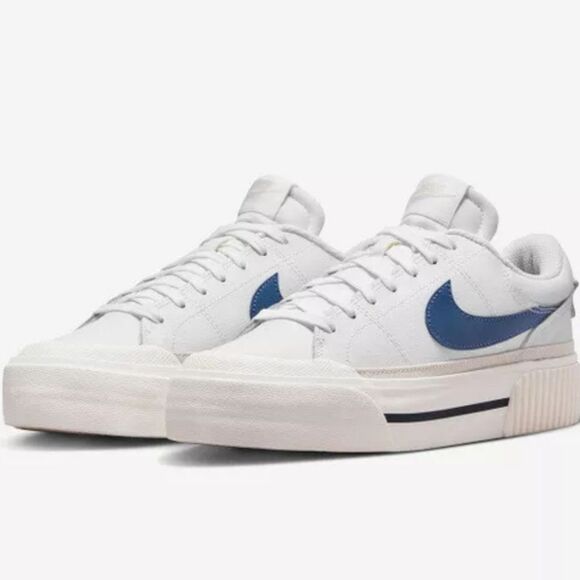 Nike Court Legacy Lift Sneakers- Diffused Blue - Picture 1 of 10